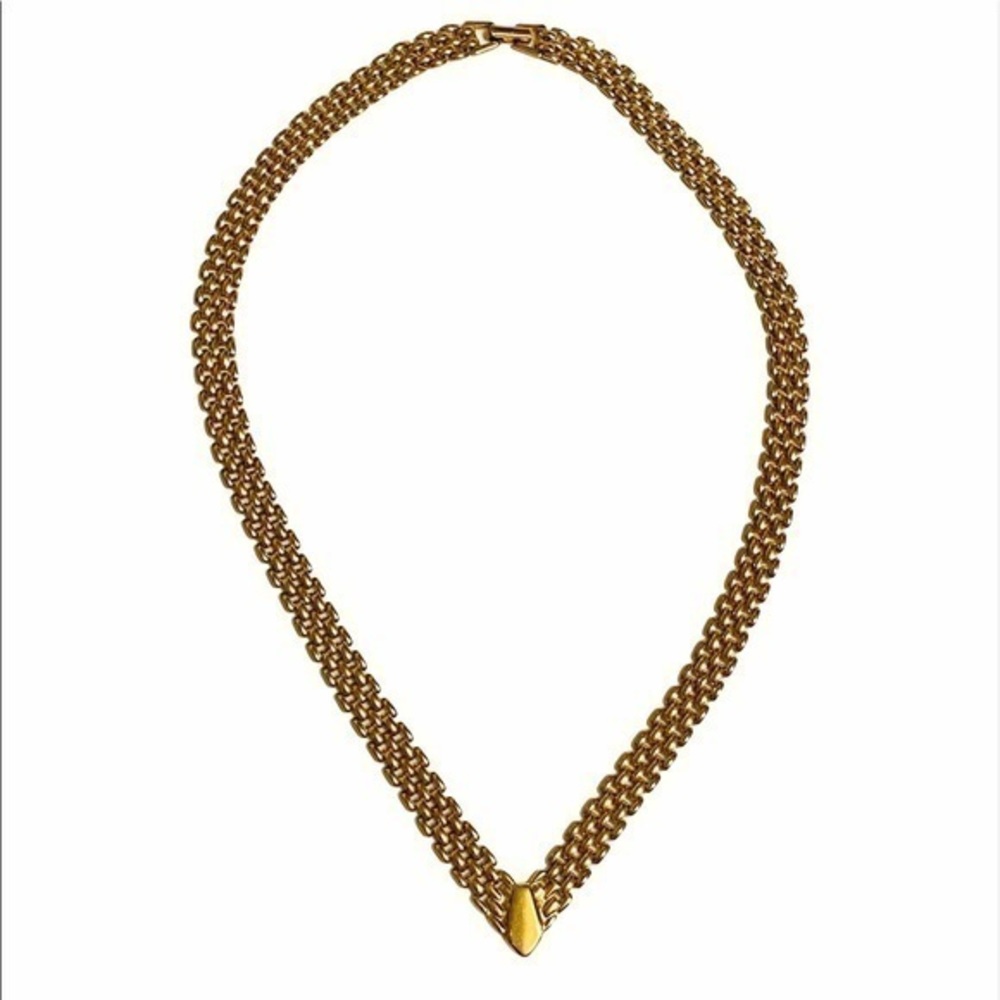 Vintage Napier Gold Tone Necklace